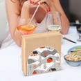 thumbnail image 3 of Yayeee Napkin Holder for Table Kitchen Paper Tissue Organization, Snow Cartoon Houses, 3 of 8