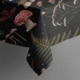 thumbnail image 5 of Red Mushroom Leaf Black Pattern Square Tablecloth,Waterproof Square Table Cover,Wipeable Spillproof Washable Table Cover for Home Kitchen Party Decor 42"X42"(107x107cm), 5 of 6