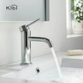 thumbnail image 2 of Kibi USA Lead Free Single Handle Bathroom Faucet with Water Hose Chrome Chrome Finish, 2 of 5