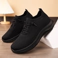thumbnail image 6 of AUDeals Women's Orthopedic Walking Shoes, Lightweight Slip On Sneakers with Arch Support for Plantar Fasciitis (Black, 6), 6 of 6