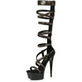 thumbnail image 2 of 609-ISIS Adult Costume Shoes Black - Size 5, 2 of 2