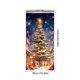 thumbnail image 3 of Festive Christmas Door Cover Decoration with Santa Snowman Reindeer Pattern for Holiday Party Home Wall Decor Elastic Polyester Fabric Doorway Banner, 3 of 6