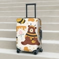 thumbnail image 5 of Uemuo Cute Bee Honey Jar Hive Bear Printed Washable Luggage Cover - Fashion Suitcase Protector Fits 18-32 Inch Luggage -Small, 5 of 9