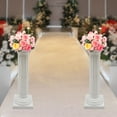 thumbnail image 4 of 2PCS 10.63*34.65in White Roman Pillar,Elegant Wedding Roman Column Set,Plastic Wedding Roman Column Pillars Elegant Greek Column Statue Flower Pot Columns Stand, 4 of 22