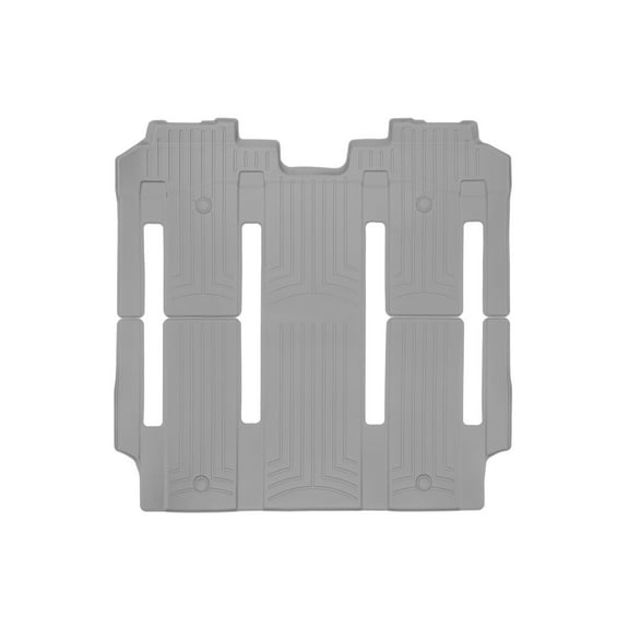 WeatherTech Custom Fit FloorLiners compatible with 2021-2024 Toyota Sienna - One piece - 2nd and 3rd row coverage, Grey