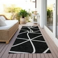 thumbnail image 6 of Addison Rugs Chantille Indoor/Outdoor Transitional Geometric Black Washable Runner Rug, 2'3" x 7'6", 6 of 6