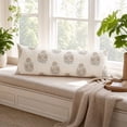 thumbnail image 3 of Fmbmuo Long Lumbar Pillow , Removable Vintage Floral Rectangular Pillow , For Couch Sofa Bed Living Room Home Decor, 3 of 6