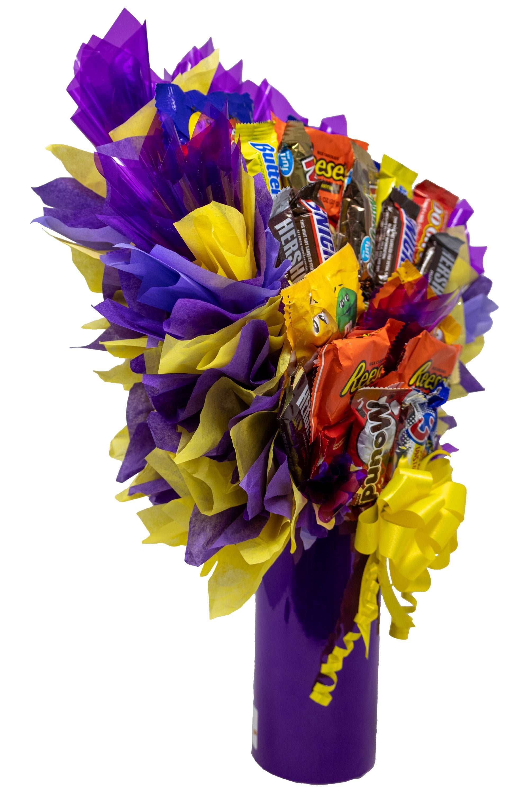 Fun-Size Mini Candy Variety Assortment Candy Bouquet