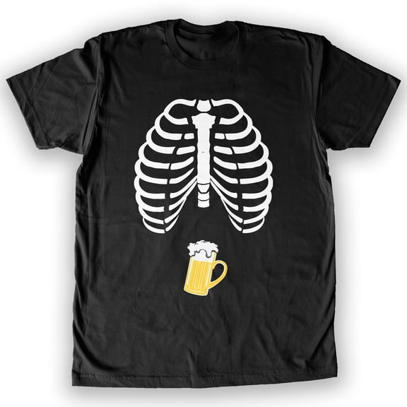 Function - Skeleton Costume Beer Belly Men's Fashion T-Shirt