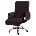 thumbnail image 1 of Maoww Waterproof Chair Protector For Relaxation Armchair Non-Slip Sofa Throw Seat Protector With Armrest dark brown, 1 of 6