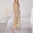 thumbnail image 3 of Sigee Autumn With Hedgehog for Women’s Pajama Sets Long-Sleeved Pjs Sets for Women 2 piece Sleepwear-Medium, 3 of 7