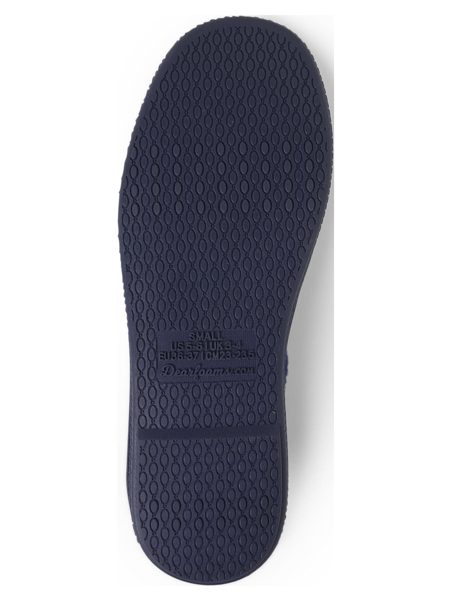Dearfoams Cozy Comfort Women's Rib Knit Closed Back Slippers