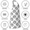 thumbnail image 5 of Kdxio Black Squirrel Apron with Pockets Adjustable Kitchen Aprons for Men Women Waterproof Aprons for Cooking,Drawing,Crafting, Baking Household Cleaning, 5 of 8
