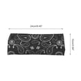 thumbnail image 4 of Unique Bargains 1 Pc Perspiration-Wicking Headband for Yoga Black, 4 of 6