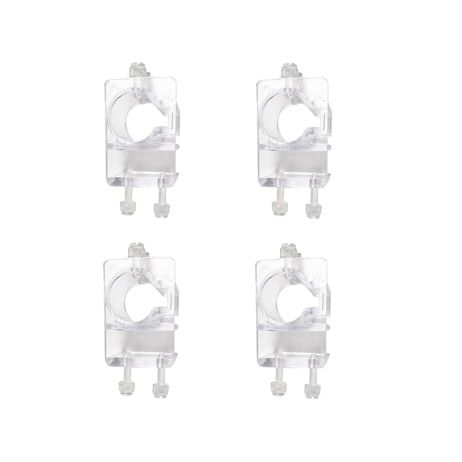 Stgfyxgs 4x Soft Tube Fixture Holder Adjustable Hose Holder Inlet Outlet Pipe Holders Water Pipe Clamp Clear Water Pipe Fixing Clamps for 27mm