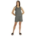 thumbnail image 5 of Bimba Solid 2 Pcs Nightwear Set For Women Sleeveless Shirt & Short Sleepwear, 5 of 6