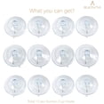 thumbnail image 2 of Suction Cups for Glass 2.5 Inches Suction Hooks Window Suction Cups with Hooks for Home Kitchen Bathroom Wall (12 Packs), 2 of 5