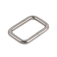 thumbnail image 2 of Uxcell Metal Rectangle Buckles 25x16mm Inside Dimension for Bags Belts DIY Accessories Silver Tone, 20pcs, 2 of 5