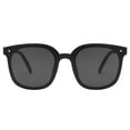 thumbnail image 3 of Aligament Black blue light glasses, Trendy Sunglasses For Women Man Polarized Foldable Round Chic Retro Sun Glasses, 3 of 7