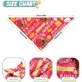 thumbnail image 3 of San Francisco Football Pet Reversible Dog Bandana Gifts for Dogs Cats Cotton Triangle Bid Scarf for Puppy Small Dog, 3 of 6