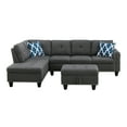 thumbnail image 2 of Newboti Furniture Alger 98" Wide Left Hand Facing Sofa & Chaise with Ottoman 45797, 2 of 12