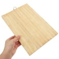 thumbnail image 3 of PAMINGONO Large Wooden Cutting Board Chopping Board Bamboo with Metal Handle 1 Piece, 3 of 8