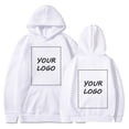 thumbnail image 3 of Sudadera con capucha de manga larga para hombre y mujer, suéter con estampado gráfico, ropa de gran tamaño, diseño de logotipo personalizado, Harajuku, 3 of 4