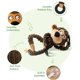 thumbnail image 3 of Puppy Squeaky Toys Plush Chew Toys for Teething Training Interactive Dog Toys for Small Dogs Cute Cattle, 3 of 4