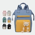 thumbnail image 3 of Mochila de maternidad para mamás, bolsa de pañales impermeable de gran capacidad, bolsa de lactancia para bolso para silla de bebé, bolsa de pañales de viaje al aire libre de moda, 3 of 4