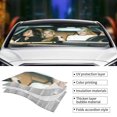 thumbnail image 6 of W 140CM H 76CM-Paris Britney Lindsay Sun shade Windscreen Awesome Car Front Windshield 76x140cm Sunshade Visor Heat Reflector, 6 of 7
