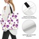 thumbnail image 3 of Disketp Orchids Flowers Bolsa Tote Estampada para Mujer, Bolso de Hombro y de Mano para Compras y Viajes, 3 of 8