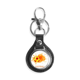 thumbnail image 1 of Deportes Futbol naranja Coche de metal llavero anillo de cuero llavero de regalo, 1 of 4