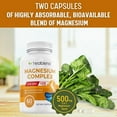 thumbnail image 6 of Healblend Multi Magnesium Complex 500mg – 10 Chelated Forms for Sleep, Muscle, Mood & Heart Support – High Absorption – 60 Capsules (2 Pack), 6 of 9