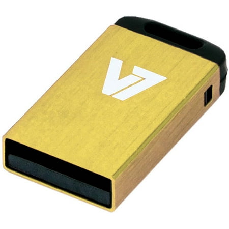 V7 32gb Yellow Nano Usb Flash Drive