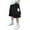 Black C, variant on WRKEKC Boys Basketball Shorts Large Pocket Cargo Shorts 5 Inch Inseam Quick Dry Sport Pants Casual Design 3-14 Years