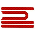 thumbnail image 1 of Electric Scooter Reflective Stickers PVC 0 6cm Width 7 5cm Length Accessories Parts Red Blue Black Green Silver Red, 1 of 8