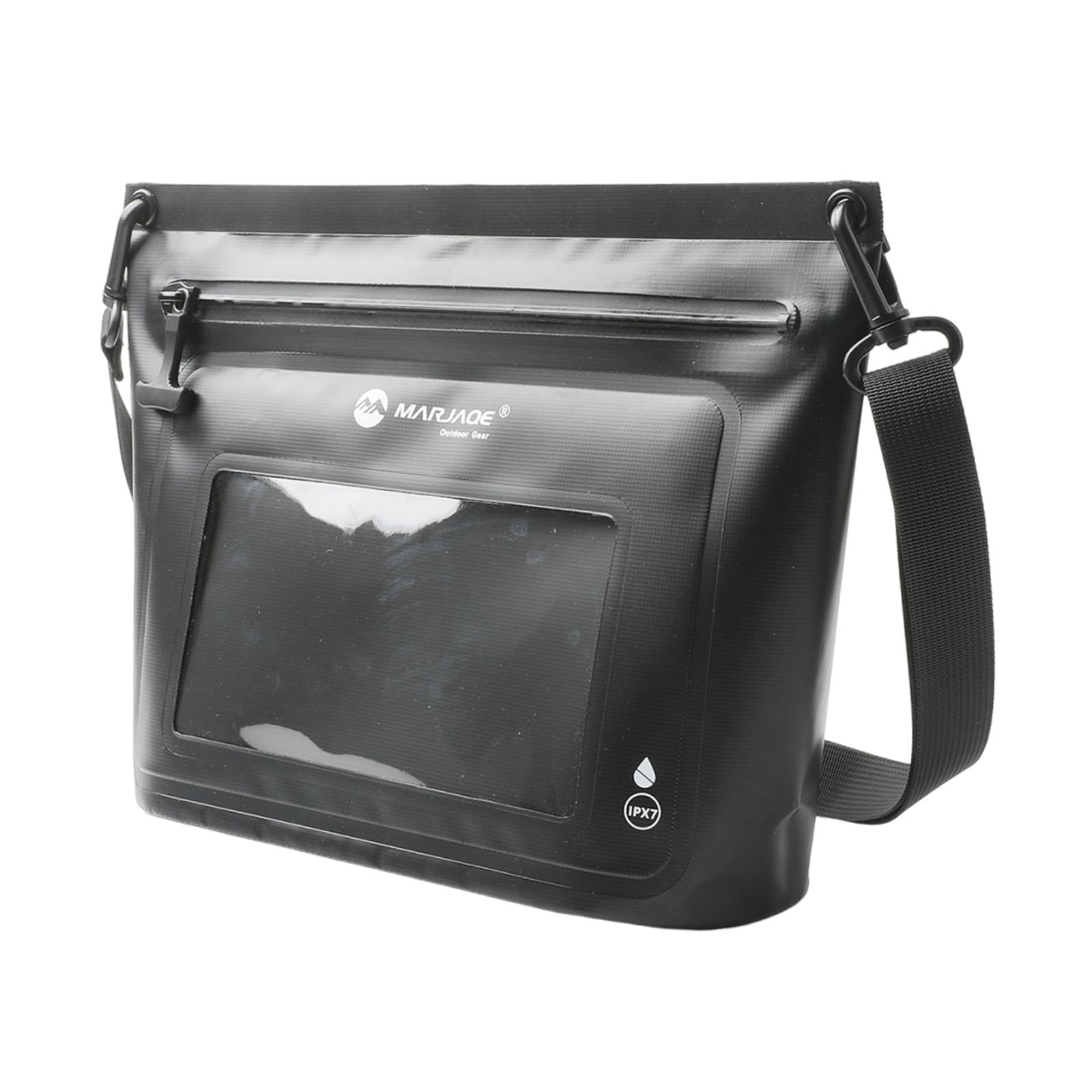 LeeQinersw Waterproof Pouch Bag Summer Women Men Phone Pouch for Swimming Pool Kayaking Black