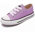 thumbnail image 6 of Boys and Girl Low Top Canvas Kids Lace up Sneakers, 6 of 9