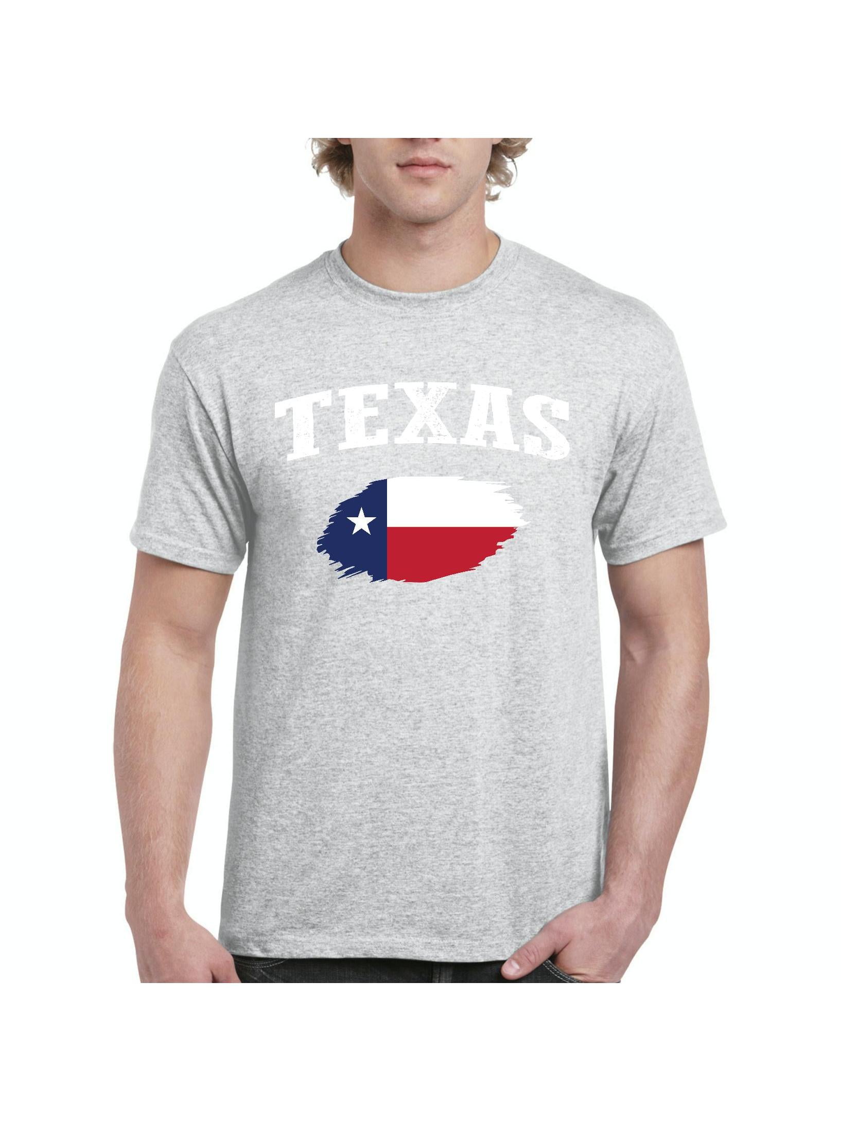 I Love Texas Longhorn Mens Crewneck Short T-Shirt Sleeves and Cowboy Hat Short-Sleeve Jersey 