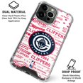 thumbnail image 3 of Skinit NBA Los Angeles Clippers Blast Logos iPhone 16 Pro Max Clear Case, 3 of 4
