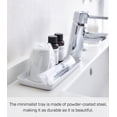 thumbnail image 4 of Yamazaki Home Vanity Tray - Flat - Two Sizes, White, Steel, 4" x 8.5", No Assembly, 4 of 7