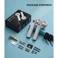 thumbnail image 3 of YFK Smart Fingerprint Door Lock, Keyless Entry Door Handle with Biometric Keypad, 5 Unlock Methods Fingerprint Password IC Card Key App, Smart Door Lock for Bedroom, Auto Lock, Aluminum, 3 of 12