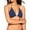 Navy, variant on ELFINDEA Women's Bikini Top Push Up Padded V-Neck Solid Color Basic Swimsuit Bandage Top