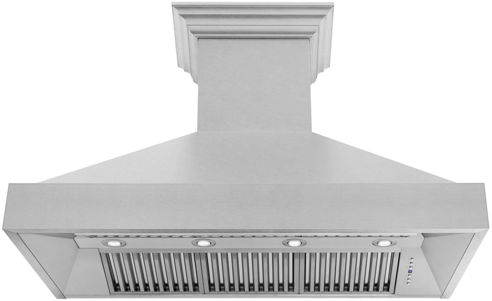 ZLine 8654RM48 Snow Finish Range Hood With Red Matte Shell