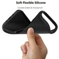 thumbnail image 4 of iPhone 17 Air Case, Takfox For iPhone 17 Air 6.5" Basic Case [Frosted] Shockproof Case Liquid Silicone Gel Rubber Soft TPU Anti-slip Bumper Thin Matte Slim Phone Case Covers For iPhone 17 Air,Black, 4 of 9