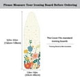 thumbnail image 5 of HELLHERO Ironing Board Cover, Standard Size Heavy Duty Padded Iron Board Covers for Table Top Soft Stain Resistant Covers Elastic Edges Sleeve Ironing Board Floral, 5 of 5