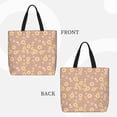thumbnail image 3 of Naloa Cute Bee Tote Bag for Women, Foldable Tote Bag With Zipper, Large Shoulder Bag, Top Handle Handbag for Travel, Work, Shopping, 3 of 9