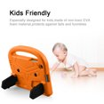 thumbnail image 4 of Galaxy Tab A 10.1" 2019 Kids Case SM-T510 T515, Allytech Shockproof Kids Proof EVA Rubber Case Cover Folding Stand Lightweight Shock-Absorption Cover for Samsung Galaxy Tab A 10.1 2019, Orange, 4 of 7