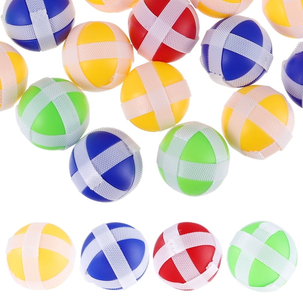 Lot De 20 Balles Collantes Velcro Pour Jeu De Fléchettes - Cible Tissu - Intérieur & Extérieur
