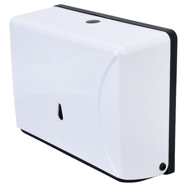 Caja de toallas de papel colgante para baño, caja de pañuelos de pared, caja de toallas de mano de plástico para pared, dispensador de toallas de mano, confiabilidad excepcional